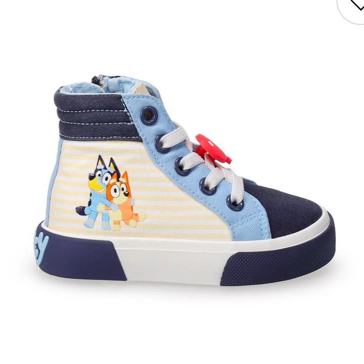 Bluey Toddler Boy High Top Sneakers Size 9